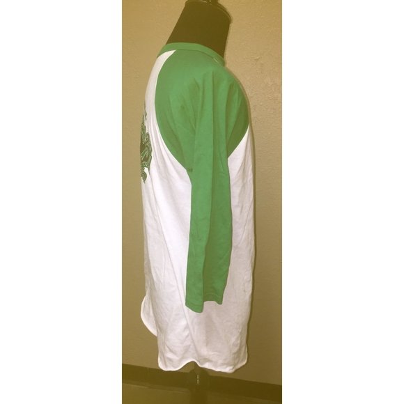 Vintage PHI MU Fraternity/Sorority Spring Formal 2003 Green & White Long Sleeve - Picture 2 of 6